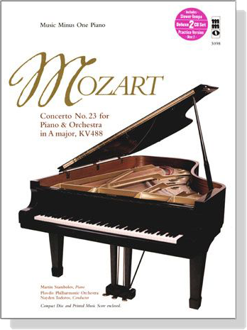 Mozart【CD+樂譜】Concerto No. 23 for Piano & Orchestra in A major, KV488