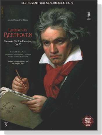 Beethoven【CD+樂譜】Piano Concerto No. 5 in E-flat Major, Op. 73