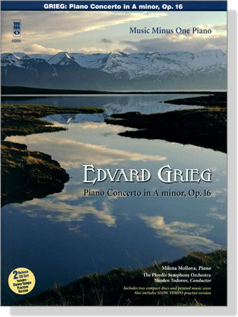 Edvard Grieg【2CD+樂譜】Piano Concerto in A minor, Op. 16