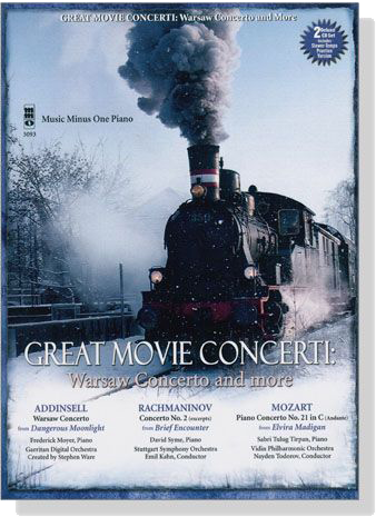 Great Movie Concerti：Warsaw Concerto and More Music Minus One Piano【CD+樂譜】