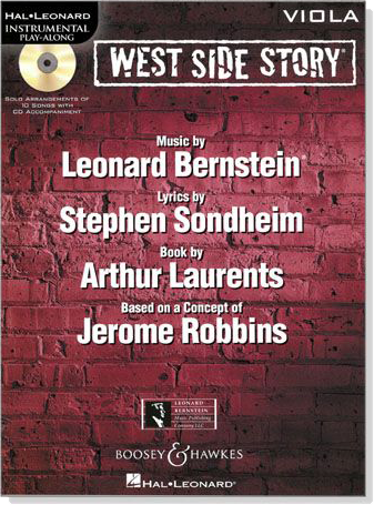West Side Story for Viola【CD+樂譜】 West Side Story for Viola【CD+樂譜】
