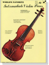 Intermediate Easy Violin Pieces【World's Favorite Series】No. 92