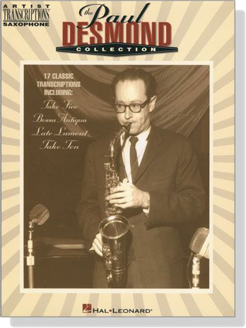 【The Paul Desmond Collection】Artist Transcriptions ‧Saxophone