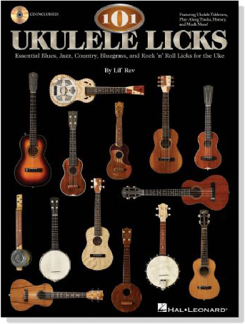 101 Ukulele Licks【CD+樂譜】