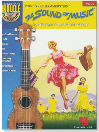 The Sound of Music , Hal Leonard Ukulele Play-Along Volume 9【CD+樂譜】