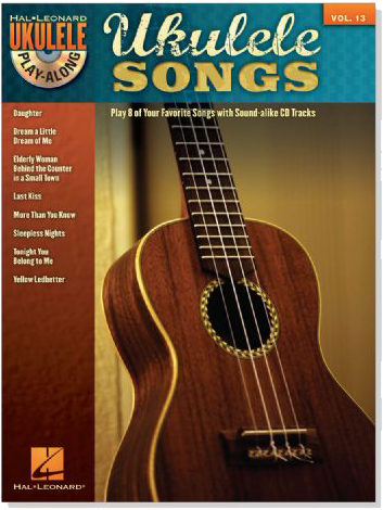 Ukulele Songs【CD+樂譜】Hal Leonard Ukulele Play-Along Volume 13