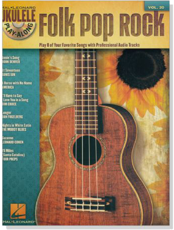 Folk Pop Rock【CD+樂譜】 Hal Leonard Ukulele Play-Along Volume 20