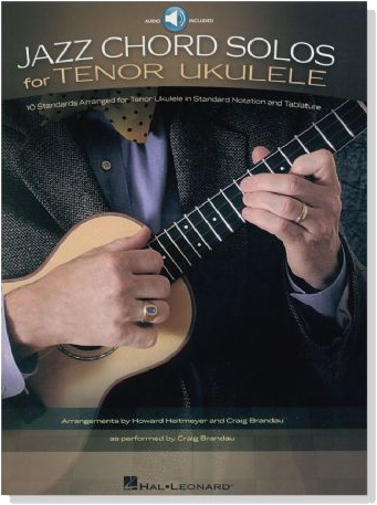 Jazz Chord Solos for Tenor Ukulele【CD+樂譜】