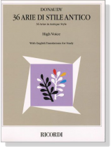 Donaudy【36 Arie di Stile Antico】High Voice Donaudy【36 Arie di Stile Antico】High Voice