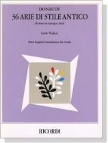 Donaudy【36 Arie di Stile Antico】Low Voice Donaudy【36 Arie di Stile Antico】Low Voice