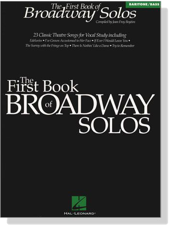 The First Book of Broadway Solos ‧ Baritone／Bass