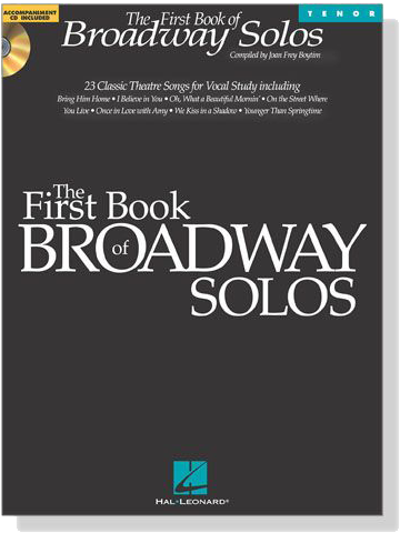 The First Book of Broadway Solos‧ Book / CD Package‧Tenor