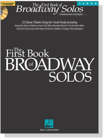 The First Book of Broadway Solos‧ Book / CD Package‧Tenor The First Book of Broadway Solos‧ Book / CD Package‧Tenor