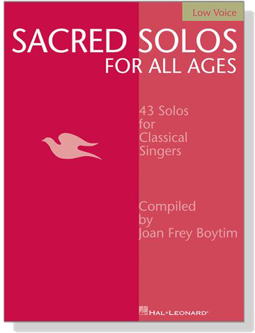 Sacred Solos for All Ages , Low Voice