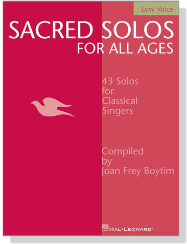 Sacred Solos for All Ages , Low Voice Sacred Solos for All Ages , Low Voice