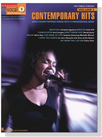 Contemporary Hits‧Women's Edition【CD+樂譜】Hal Leonard Pro Vocal‧Songbook & CD , Volume 3 Contemporary Hits‧Women's Edition【CD+樂譜】Hal Leonard Pro Vocal‧Songbook & CD , Volume 3