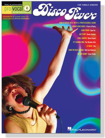 Disco Fever‧Women's Edition【樂譜+CD】Pro Vocal‧Songbook & CD Disco Fever‧Women's Edition【樂譜+CD】Pro Vocal‧Songbook & CD