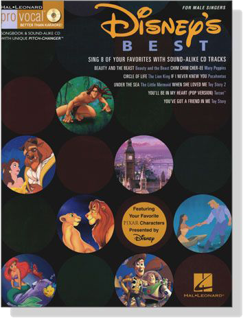 Disney's Best‧Men's Edition【CD+樂譜】Pro Vocal‧Songbook & CD Disney's Best‧Men's Edition【CD+樂譜】Pro Vocal‧Songbook & CD