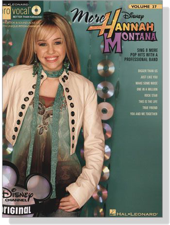 More Hannah Montana【CD+樂譜】Hal Leonard Pro Vocal‧Songbook & CD , Volume 37