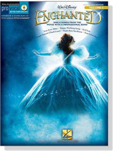 Enchanted , Women／Men Edition【CD+樂譜】Hal Leonard Pro Vocal‧Songbook & CD , Volume 2
