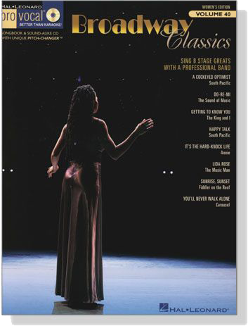 Broadway Classics‧Women's Edition【CD+樂譜】Hal Leonard Pro Vocal‧Songbook & CD , Volume 40