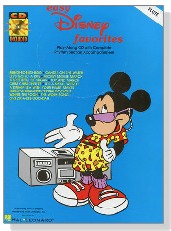 Easy Disney Favorites【CD+樂譜】for Flute