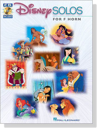 Disney Solos【CD+樂譜】for F Horn