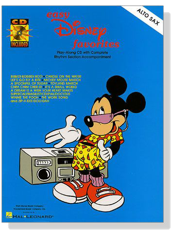 Easy Disney Favorites【CD+樂譜】for Alto Saxophone