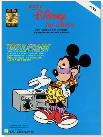 Easy Disney Favorites【CD+樂譜】 for Viola Easy Disney Favorites【CD+樂譜】 for Viola