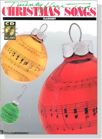 25 Top Christmas Songs【CD+樂譜】for Clarinet