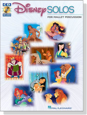 Disney Solos【CD+樂譜】for Mallet Percussion