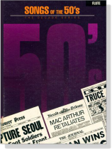 Songs of the 50's for Flute Songs of the 50's for Flute
