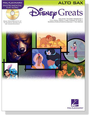 Disney Greats【CD+樂譜】for Alto Sax