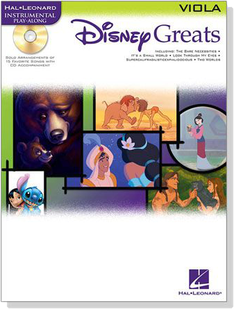 Disney Greats【CD+樂譜】for Viola