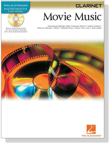 Movie Music for Clarinet 【CD+樂譜】