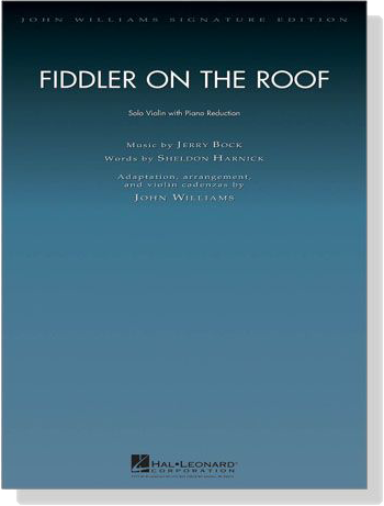 【Fiddler On The Roof】Solo Violin with Piano Reduction