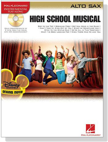 High School Musical【CD+樂譜】for Alto Sax