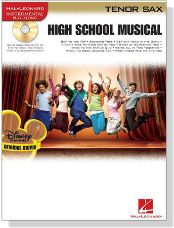 High School Musical for Tenor Sax【CD+樂譜】