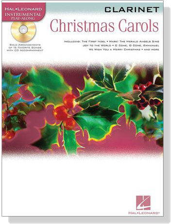 Christmas Carols for Clarinet【CD+樂譜】