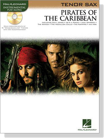Pirates of the Caribbean【CD+樂譜】for Tenor Sax