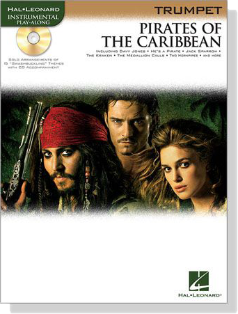 Pirates of the Caribbean for Trumpet【CD+樂譜】