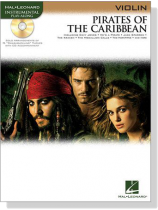 Pirates of the Caribbean for Violin【CD+樂譜】