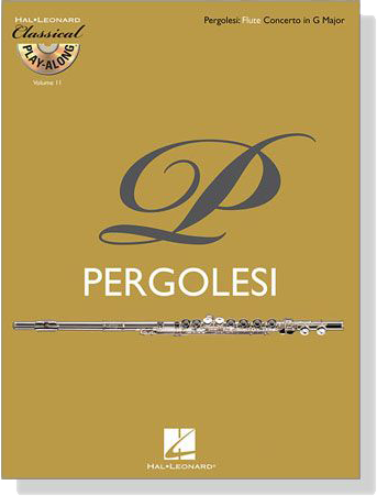 Pergolesi Flute Concerto in G Major【CD+樂譜】