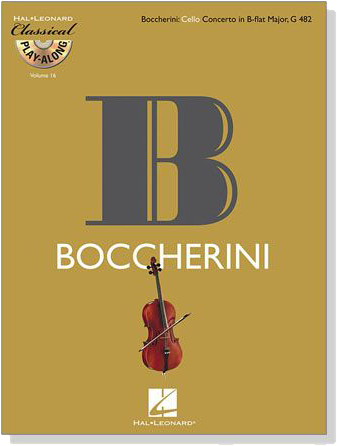 Boccherini Cello Concerto【CD+樂譜】in B-flat Major G 482