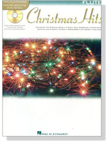 Christmas Hits for Flute【CD+樂譜】