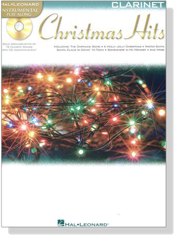 Christmas Hits for Clarinet【CD+樂譜】