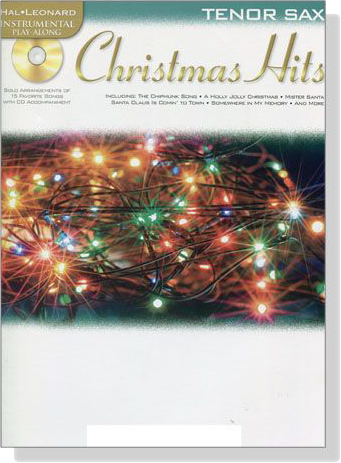 Christmas Hits for Tenor Sax【CD+樂譜】