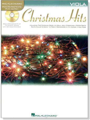 Christmas Hits for Viola【CD+樂譜】