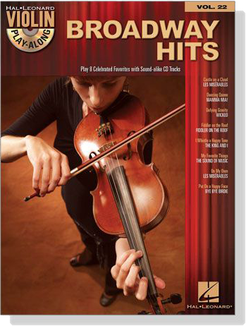 Broadway Hits for Violin【CD+樂譜】Vol. 22