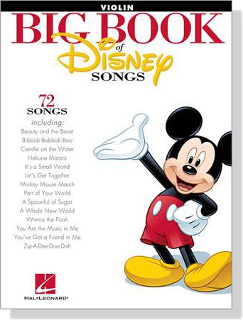 Big Book of Disney Songs for Violin